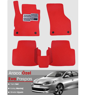 RENAULT FLUENCE (2009-2014) Uyumlu EVA Paspas Tam Set–Oto Paspas,Araca Özel