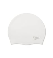 Speedo Moulded Silc Cap Au White Bone 8-7098417614 Beyaz