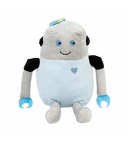 Sevimli Peluş Robot (30-35 cm) - Teknolojik Temalı Soft Çocuk ve Uyku Arkadaşı