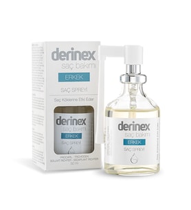 Derinex Erkek Saç Dökülmesine Etkili Sprey 50 ml