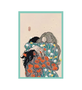Eğlenceli & Özgün Karışık Temalı Hediye Not Kartı – 10x15 cm Kartpostal (Açık Yeşil-Kırmızı)
