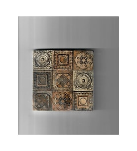 Doğal Taş Dekoratif Banyo Gider Kapağı Süsü, 10x10 Cm