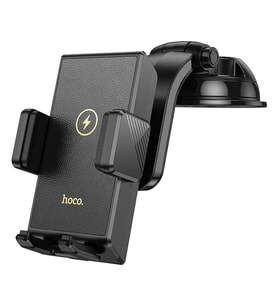 Hoco HW22 Torpido Üstü Wireless Kablosuz Şarj Araç Telefon Tutucu (Siyah)