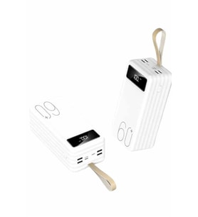 Powerbank 60.000 Mah Taşınabilir Şarj Hızlı El Fenerli Dijital Göstergeli