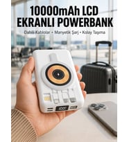 Northcity Manyetik Powerbank LCD Ekranlı Yeni Nesil Hızlı Şarj