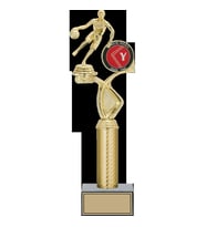 ODAK KUPA - Figürlü Kupalar - Basketbol Kadın Figürlü Kupalar FG-015 A - 39 cm