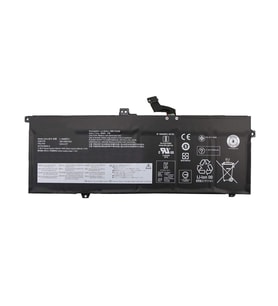 Lenovo ThinkPad X13 (Type 20T2, 20T3, 20UF, 20UG) ile Uyumlu Notebook Batarya Pili (Siyah)