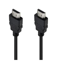 Ayt Plastik Düz Siyah HDMI Kablo 50 Cm Uydu Cihazu Tv Arası Görüntü Kablosu