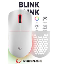Blink Beyaz Rgb Makrolu 12800 Dpi E-spor Örgü Kablo Profesyonel Gaming Mouse Oyuncu Mouse