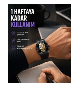 Mey İthalat® Çoklu Spor Modlu Akıllı Saat Bildirim Destekli