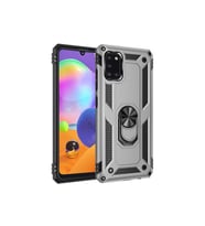 Samsung Galaxy A31 Uyumlu Kılıf Zore Vega Kapak (Gri)