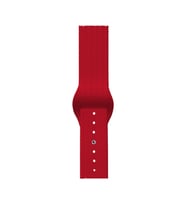 ScHitec 42-49mm Yeni Nesil Apple Uyumlu Akıllı Saat Kordonu Silikon Kırmızı