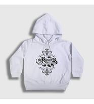 Presmono Unisex Çocuk Beyaz Logo The Rasmus Kapüşonlu Sweatshirt 550058tt (Beyaz)