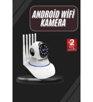 Led Aydınlatmalı 5 Antenli Motorlu 1080p Wifi Kamera Sensörlü