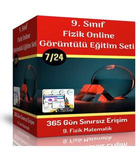 9. Sınıf Fizik Online Görüntülü Eğitim Seti