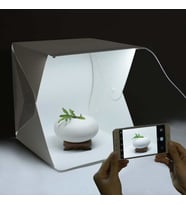 Ürün Çekim Çadırı Mini Fon Fotoğraf Stüdyosu Ledli Işık Perdesi