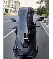 MOTOCAM RKS Lince 125 Ön Cam 2021-2026 Model 65cm Siyah Renkli 4mm ORTA BOYLU