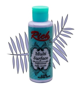 Rich Multi Surface Her Yüzey İçin Akrilik Boya 120 cc. 2258 PUDRA MOR 
