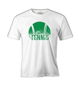 Tenis - Tennis Green Beyaz Erkek Tshirt