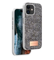 Iphone 11 Bright Simli Kapak - Gümüş