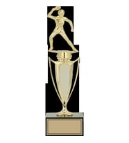 ODAK KUPA - Figürlü Kupalar - Masa Tenisi Kadın Figürlü Kupalar FG-039 B - 32 cm