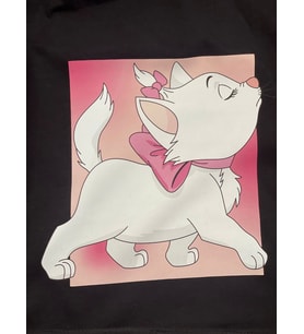 20X21 CM ÜTÜ İLE YAPIŞAN KEDİ APLİKE TRANSFER BASKI YAMA ARMA