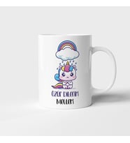 Kişiye Özel İsimli Özür Dilerim Unicorn Baskılı Kupa Bardak