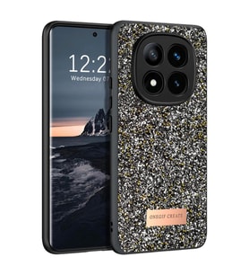 Onegif Xiaomi Redmi Note 14 Pro 4g Bright Simli Kapak - Gümüş