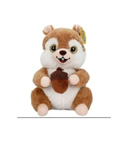 Sevimli Peluş Sincap 30 cm Oyuncak Uyku Arkadaşım (Çok Renkli)