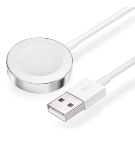Microsonic Apple Watch Series 10 46mm Masaüstü Manyetik Şarj Cihazı Beyaz