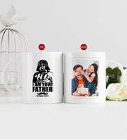 BK Gift Kişiye Özel Babalar Günü Hediyesi Fotoğraflı Kupa Bardak-18 (Beyaz)