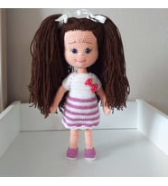 Karamel Bebek Amigurumi Organik Oyuncak