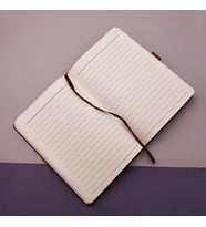 Gri Renk Defter Ve Metal Roller Kalem Seti