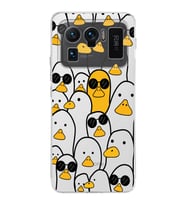 Xiaomi Mi 11 Ultra Uyumlu Kamera Korumalı Kapak Duck Tasarımlı Şeffaf Silikon Kılıf
