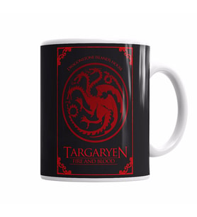 Targaryen House Kupa Bardak Porselen