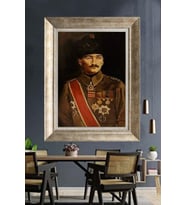 Gümüş Çerçeveli Atatürk Tablo za413