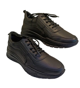 Castle Black 13255 Erkek Deri Casual Ayakkabı (Siyah)