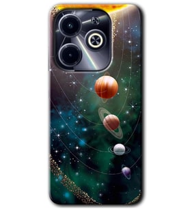 İnfinix Hot 40i Kılıf HD Desen Baskılı Kılıf - Cosmos