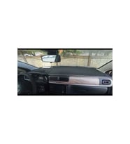 Citroen C3 2020+ Modellerine Uygun Torpido Koruma Halısı Siyah Kenar Renk Siyah