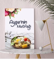 BK Gift Kişiye Özel Mutfak Konseptli Kanvas Tablo 30x50cm-14