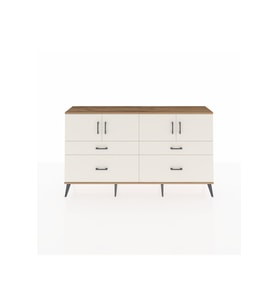 Arges Konsol 2 Raflı 4 Çekmeceli 4 Kapaklı 176x30x99 Çam-Aytaşı
