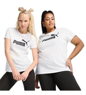 Puma Ess No. 1 Logo Tee Beyaz Kadın T-Shirt 682370-02