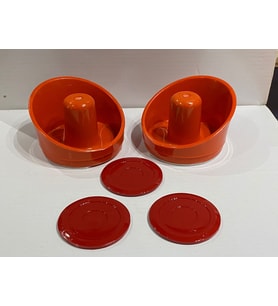 Air Hockey Tokaç 2 Adet + Disk 3 Adet Set Havalı Hokey Yedek Parça