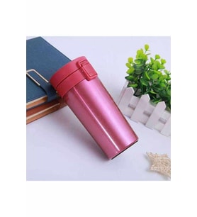 Tek El Bas Iç Paslanmaz Çelik Termos 380 Ml Seyehat Mug Sızdırmaz Çift Katmanlı Snape Filtreli