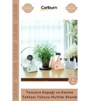 #Stand Organizer Tezgah Üstü Pratik Modern Tencere Kapağı Kesme Tahtası Tutucu Mutfak Standı