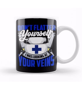 Don t Flatter Yourself I Was Looking At Your Veins Kupa Bardak Porselen