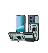 Xiaomi Redmi 15c 4g Pars Lens Yüzüklü Silikon - Yeşil