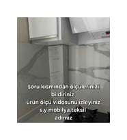 Mat Beyaz Mermer Desenli Doğalgaz Boru Gizleme Aparatı