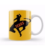 Texas Vintage Retro Kupa Bardak Porselen