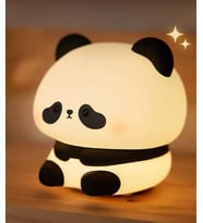 Panda Şekilli Renk Değiştirebilen Dokunmatik Gece Lambası